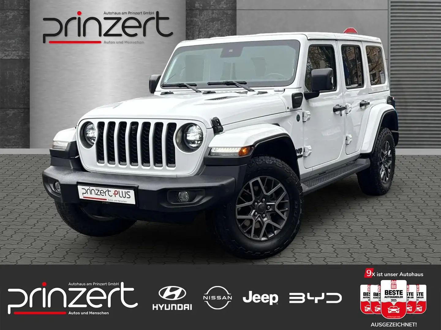 Jeep Wrangler 2.0 PHEV "80th Anniversary" 4xe*Leder*Navi Alb - 1