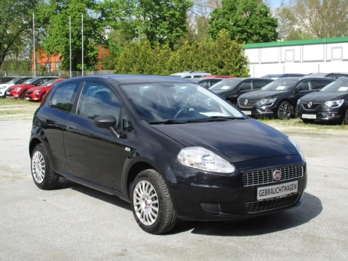 Fiat Grande Punto 1.4 8V Active 1 Hand el.SP Privacyverglasung teilb Schwarz - 2