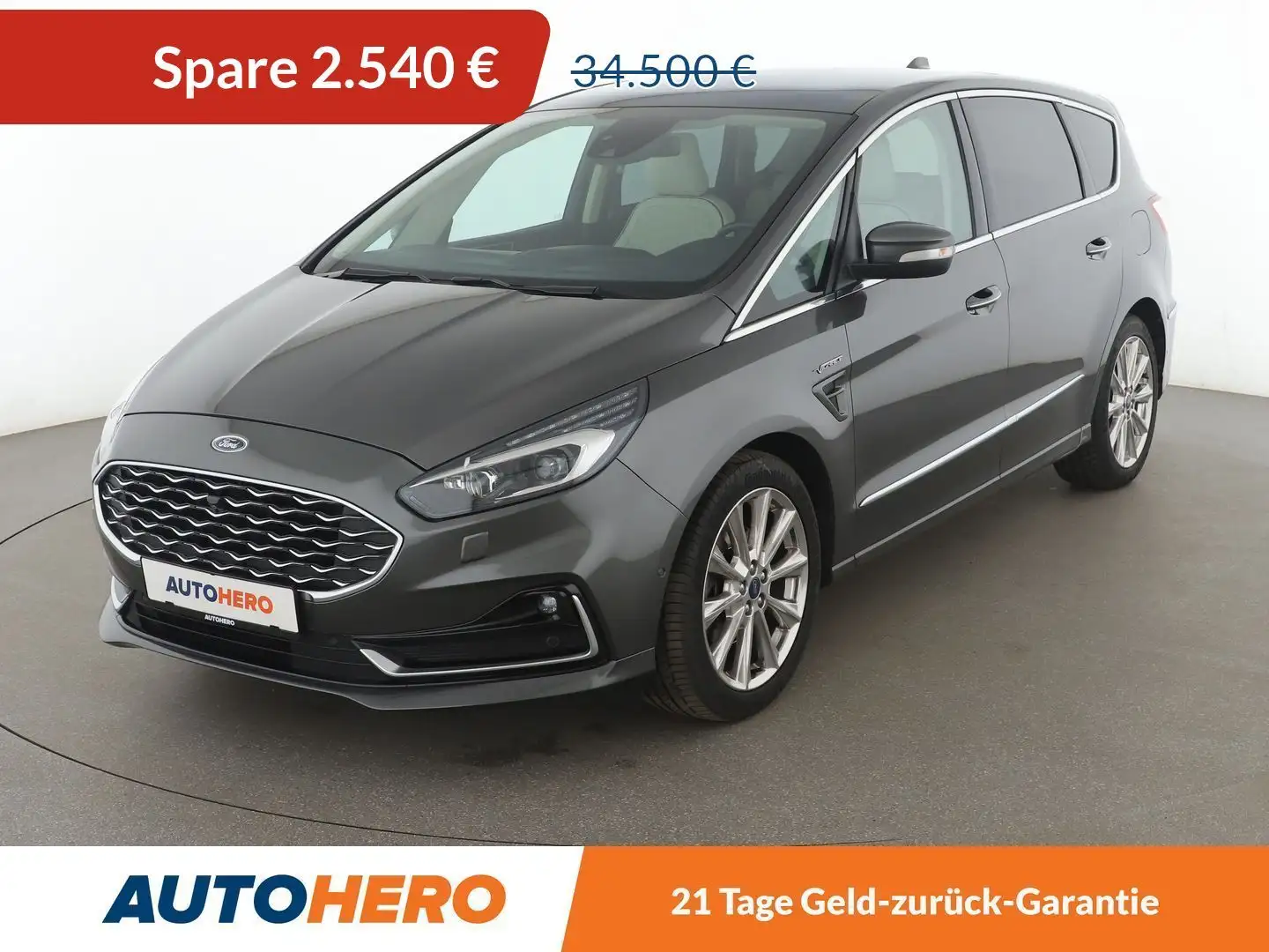 Ford S-Max 2.0 TDCi EcoBlue Vignale Aut.*NAVI*LED*ACC*CAM* Szary - 1