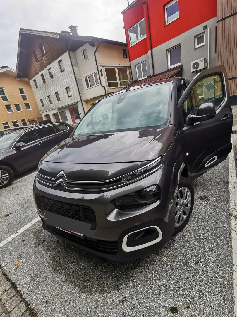 Citroen Berlingo Citroën Berlingo BlueHDi 130 Feel M | AHK 1.500 kg | 1. Besitz | Pickerl neu Grau - 1