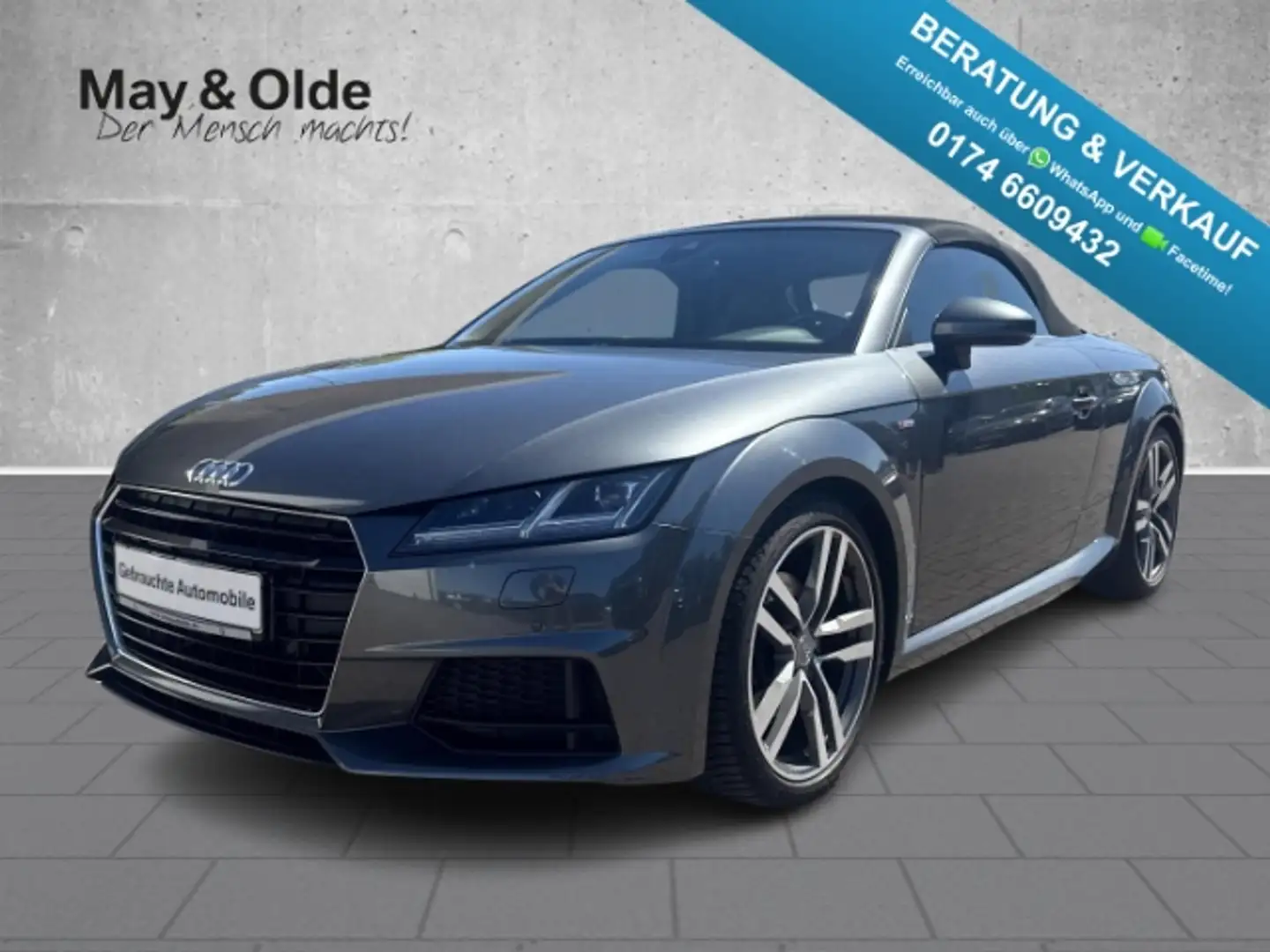 Audi TT Roadster 1.8 TFSI S line LED Navi Kamera B&O Grau - 1
