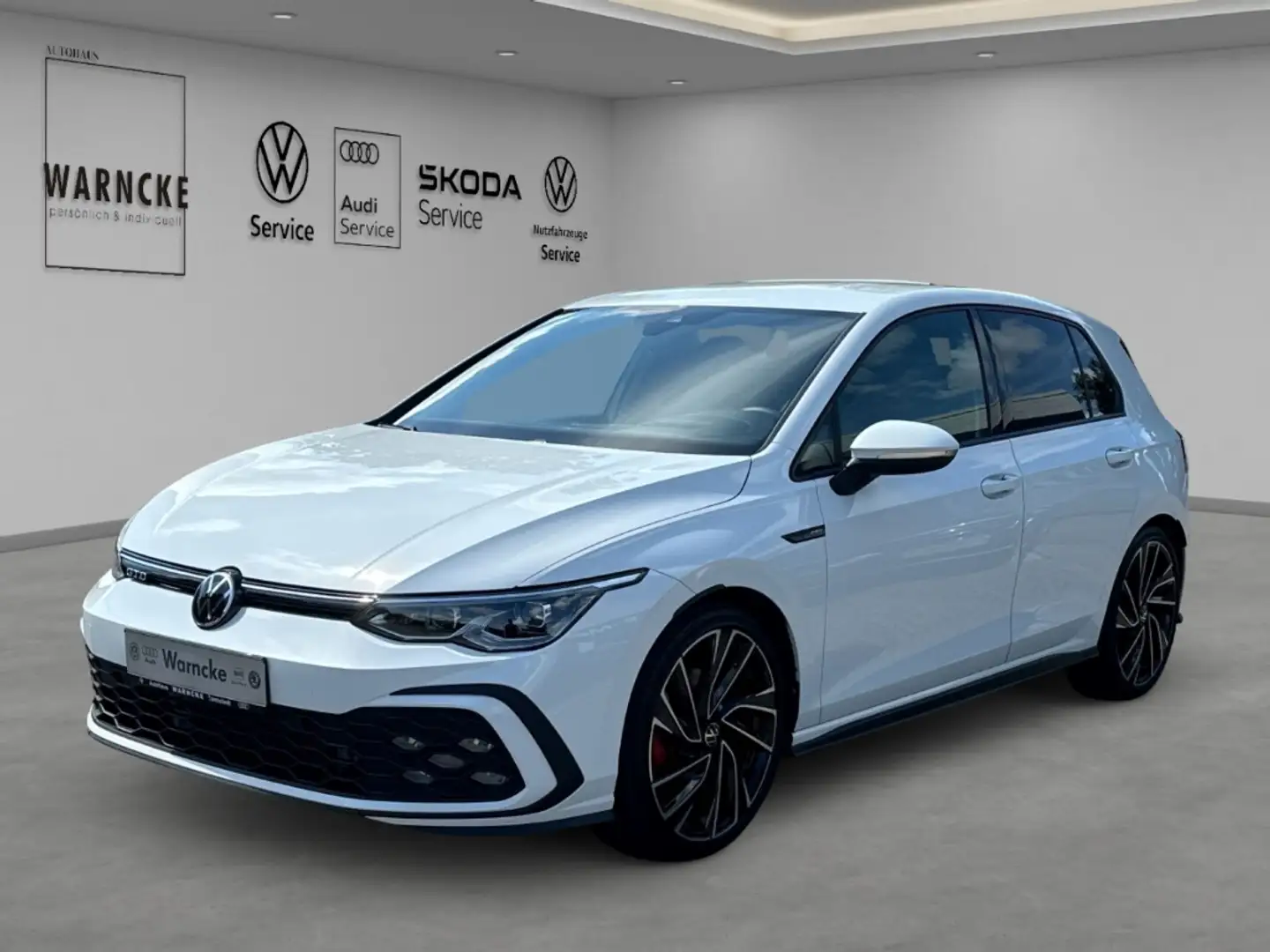 Volkswagen Golf VIII 2.0 TDI GTD AHK DCC HuD Matrix NAV RFK Sthz A Blanco - 1