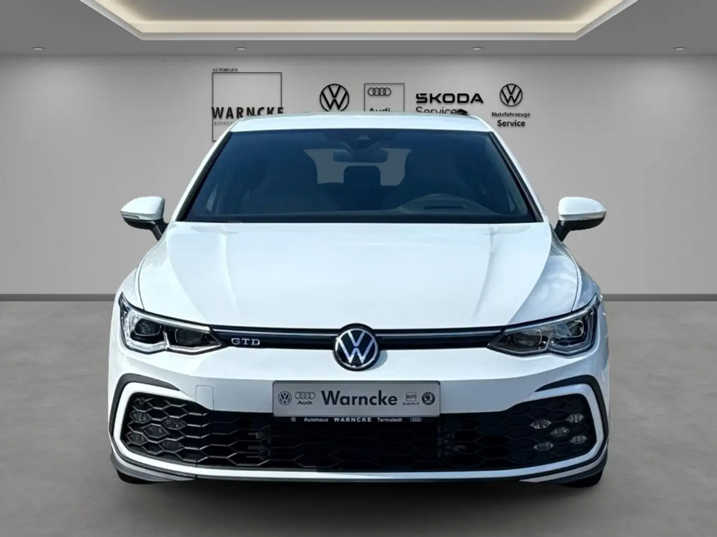 Volkswagen Golf VIII 2.0 TDI GTD AHK DCC HuD Matrix NAV RFK Sthz A Blanco - 2