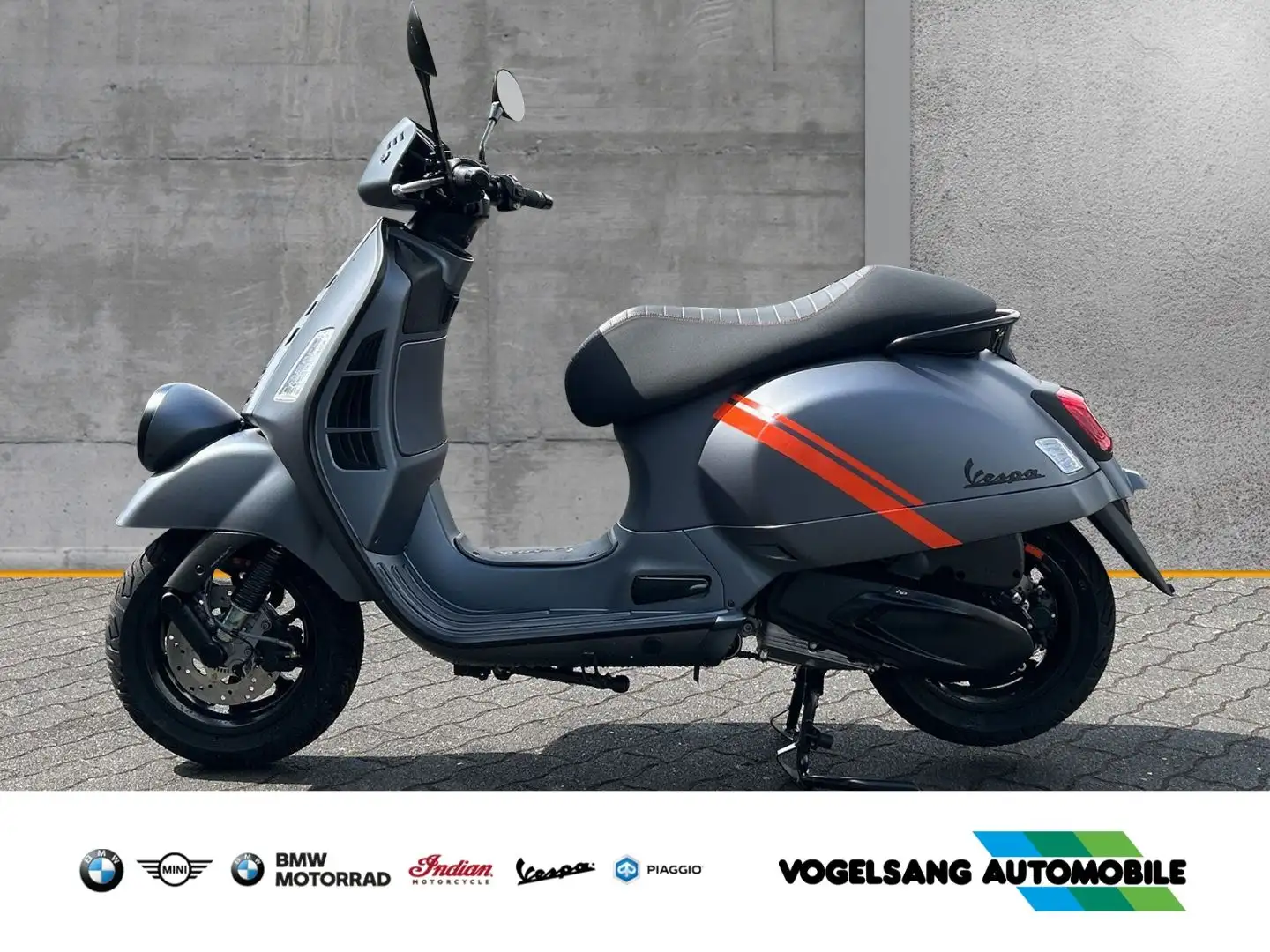 Vespa GTV 310 HPE, Sondermodell, Black Parts, Keyless Gris - 2