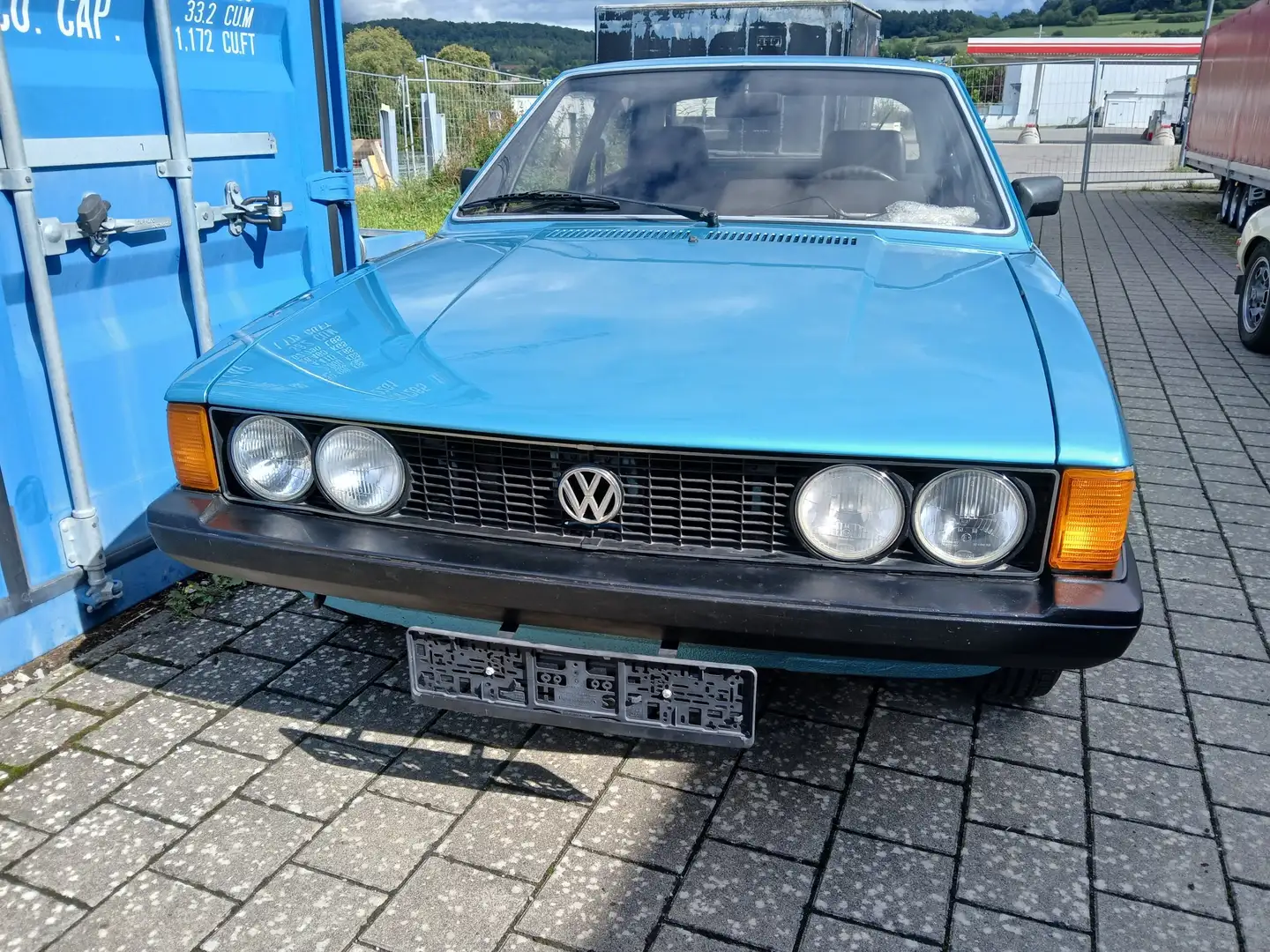 Volkswagen Scirocco GT Bj.1980,erst 59000 km, 1.Hand,H-Zulassung Blau - 2
