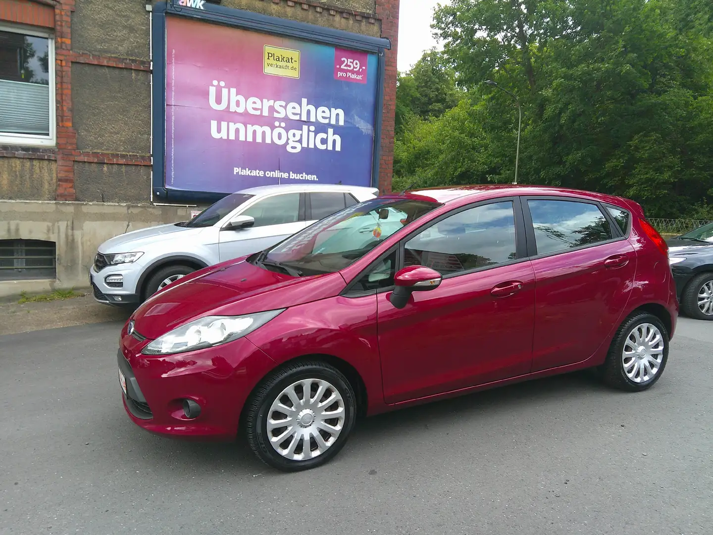 Ford Fiesta *2-HAND*EURO-4*KLIMA*TÜV 6/2027*INSPEKTION NEU* Mauve - 1