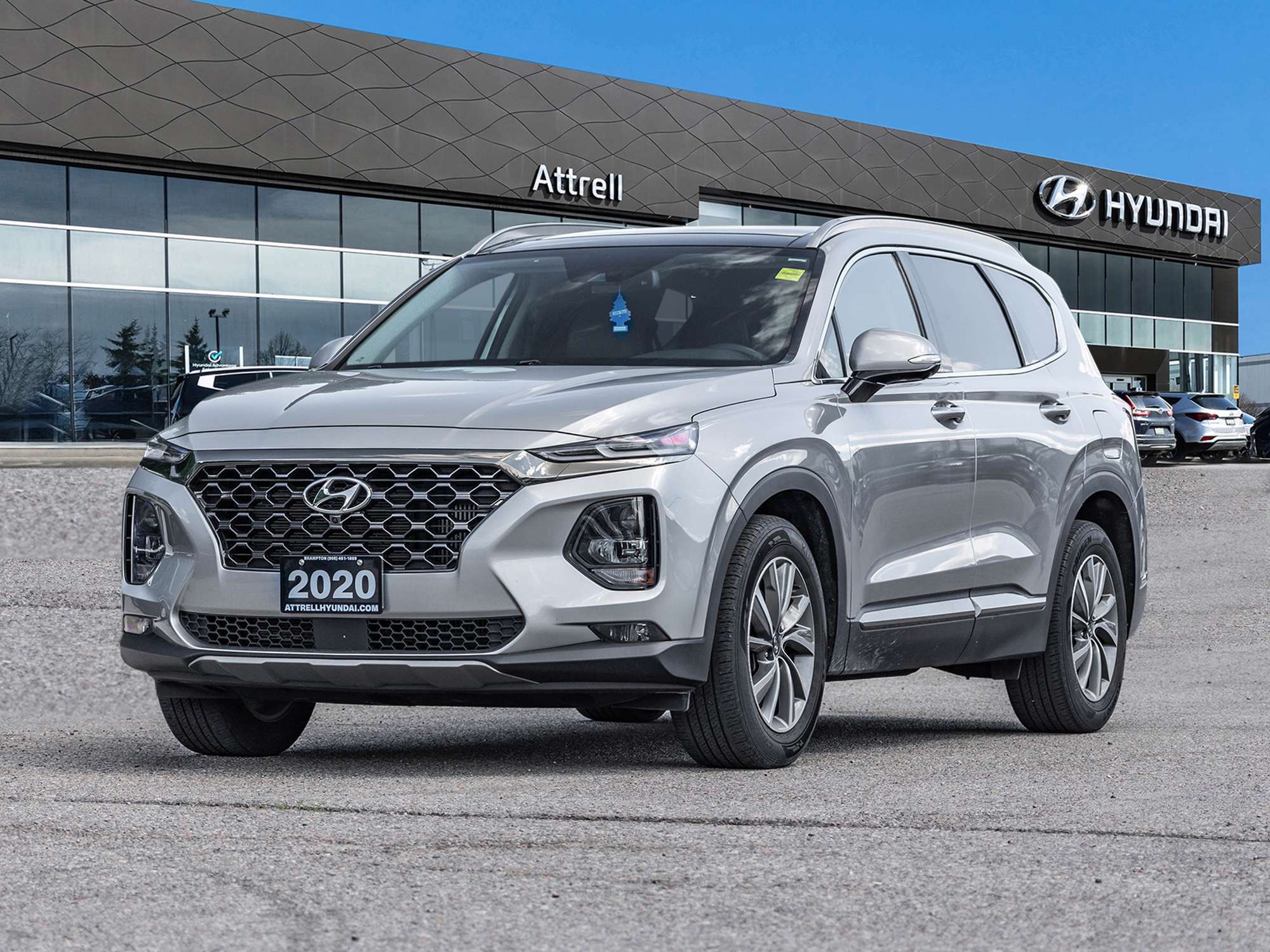 Gray 2020 Hyundai Santa Fe SUV / Crossover  8-Speed Automatic