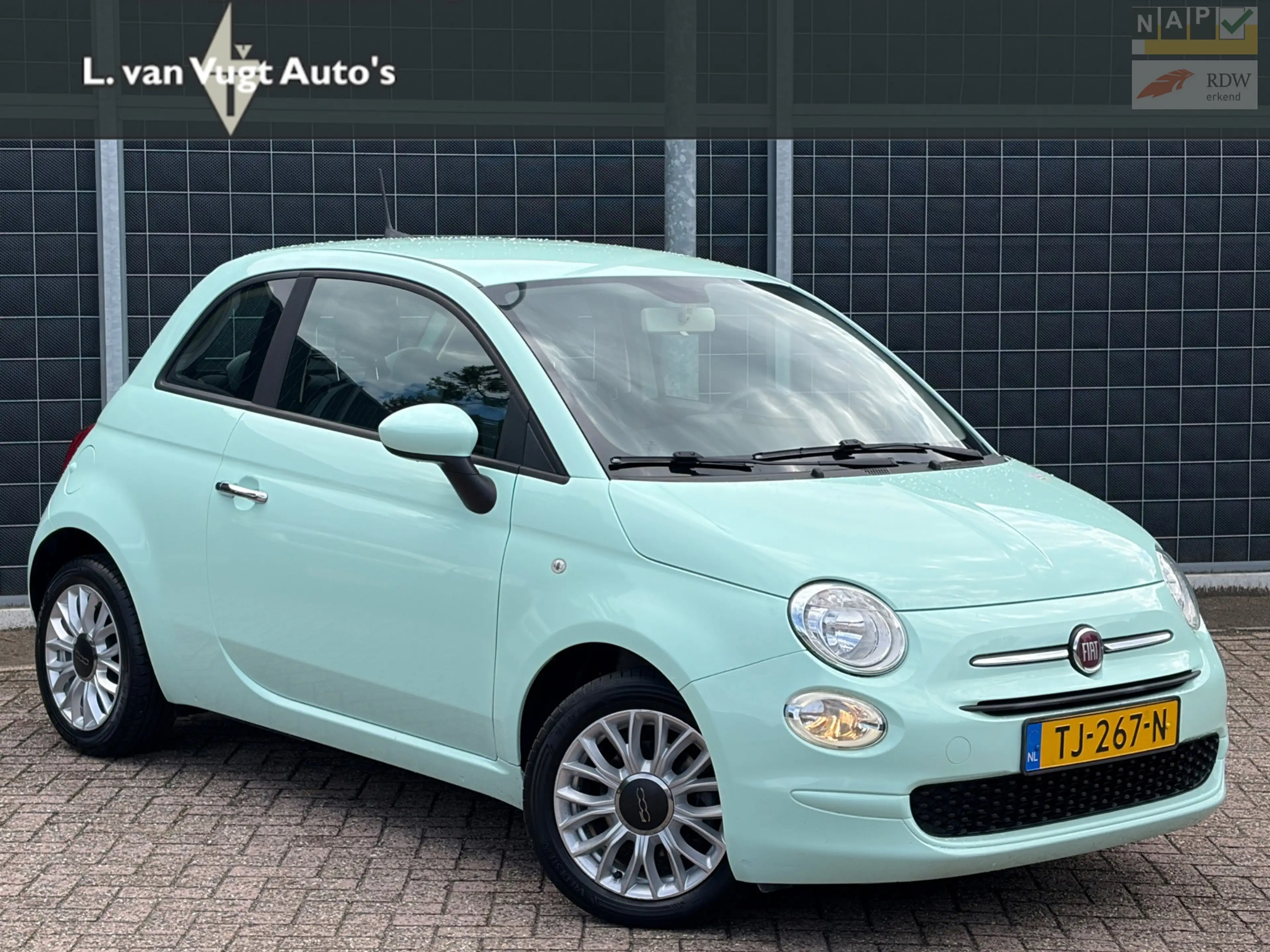 Fiat 500 1.2 Popstar | Verde Lattementa | incl. 12 maanden