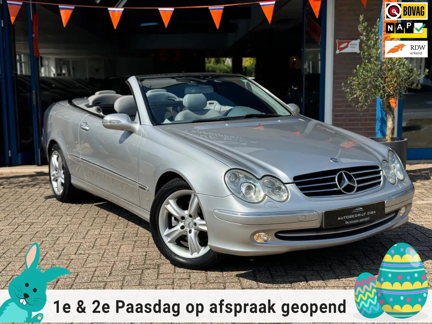 Mercedes-Benz CLK 240 Cabrio Elegance 2004 AUT Keyles Gris - 1