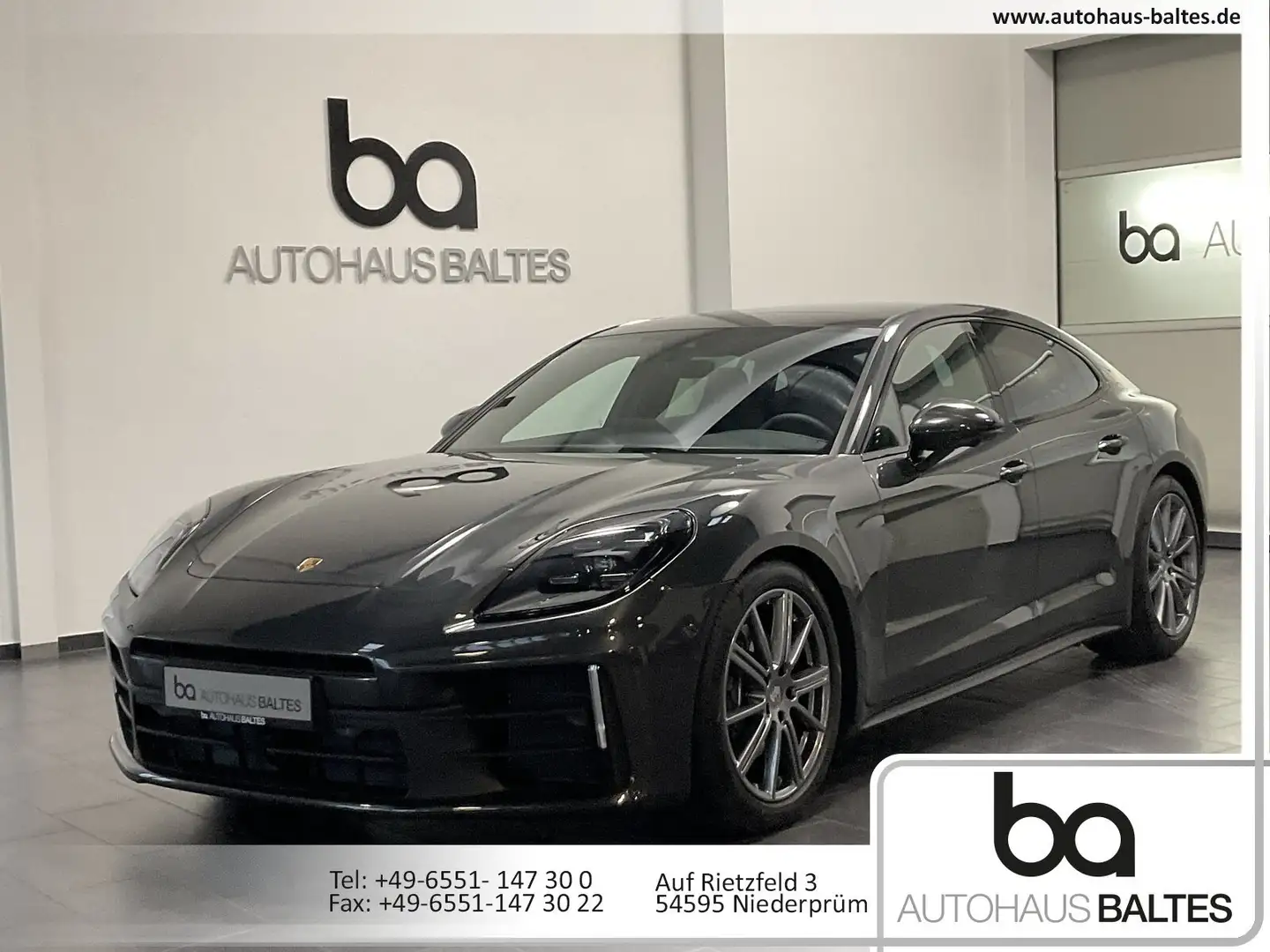 Porsche Panamera Panamera 4 Pano/Luft/Inno/4+1/Spur/BeiDis/AHK Gris - 1