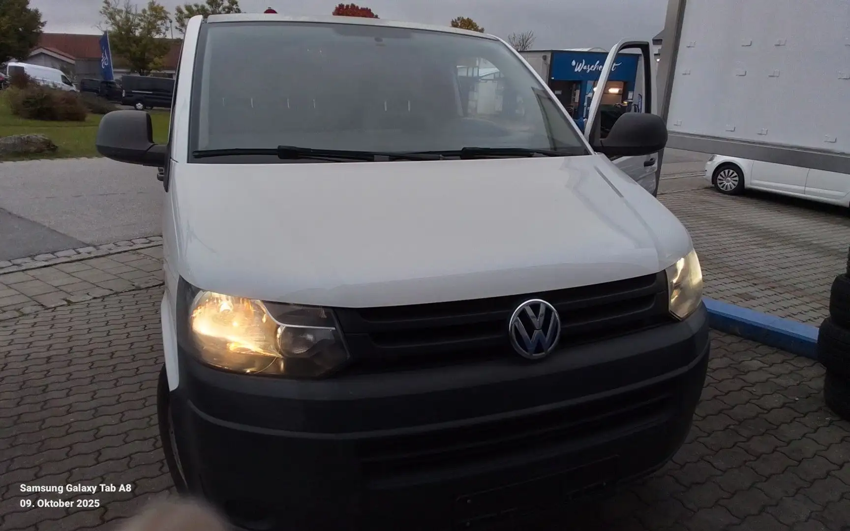 Volkswagen T5 Transporter Kasten-Kombi Kasten Weiß - 1