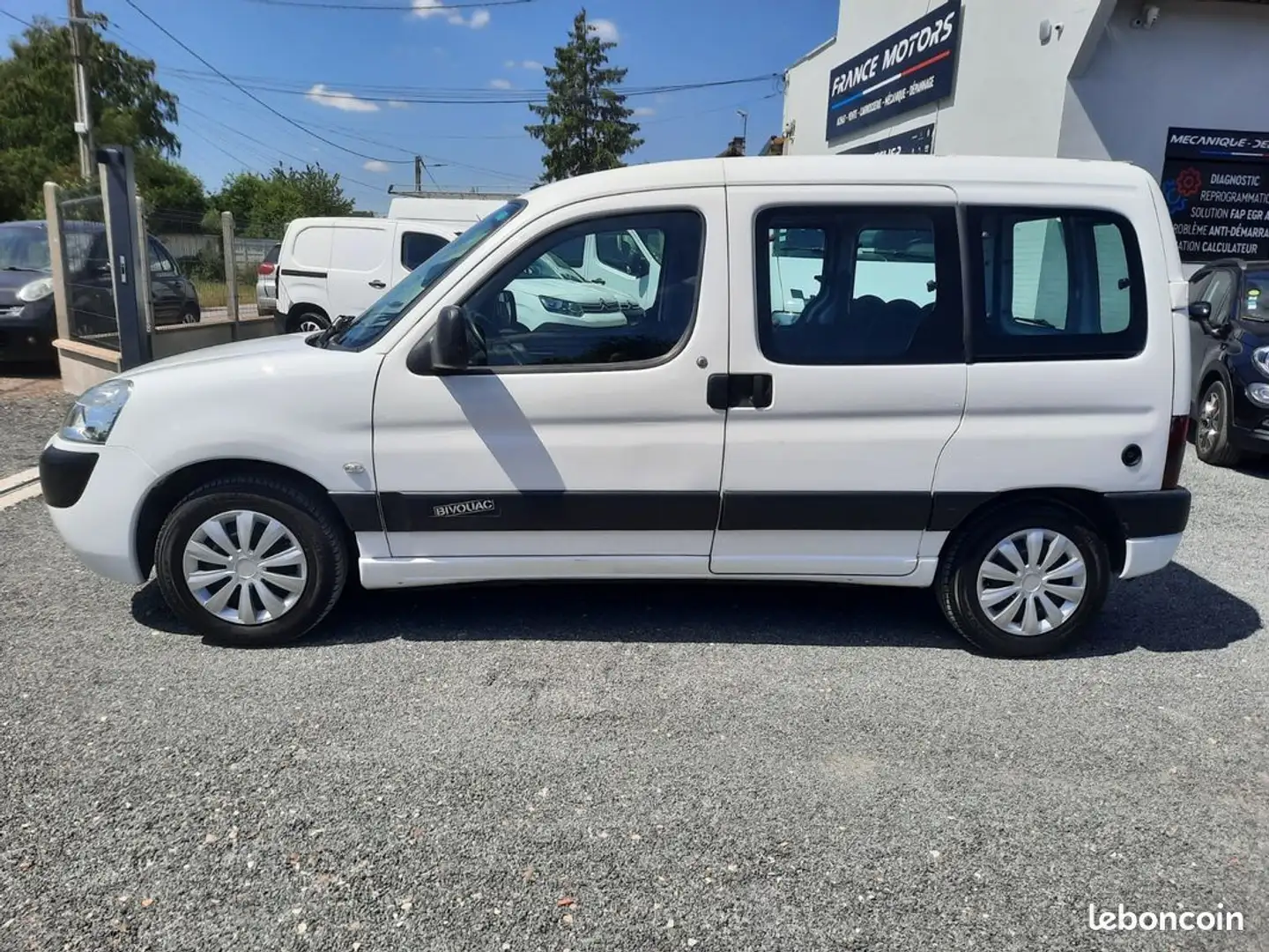 Citroen Berlingo Citroën Phase 2 Bivouac 57800KMS 1ER MAIN ESSENCE  Blanc - 2