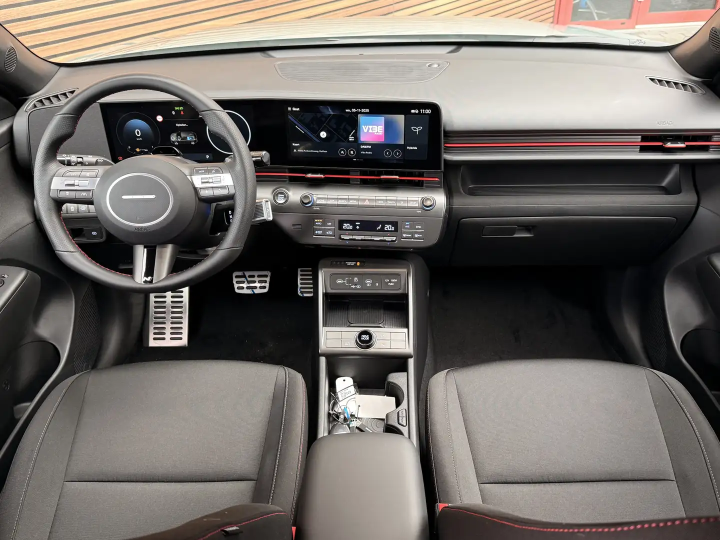 Hyundai KONA 1.6 GDI HEV N Line Navigatie / Camera / Prijs is r Groen - 2