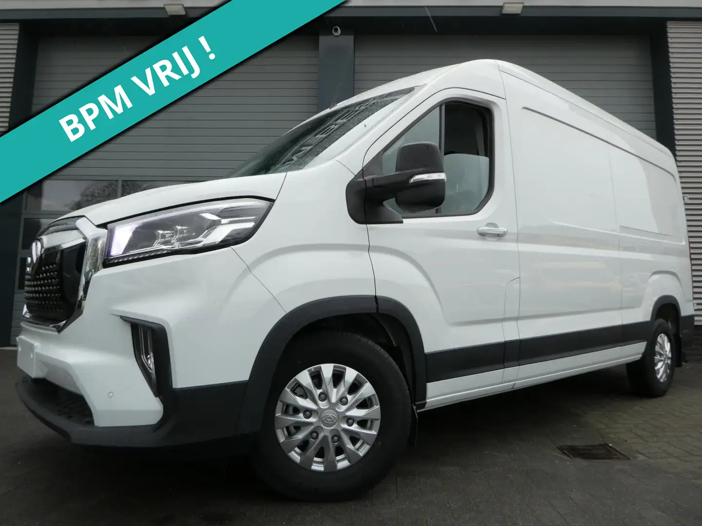 Maxus eDeliver 9 L3H2 89 kWh, Automaat, WLPT 296 km, Vol Opties. Blanco - 1