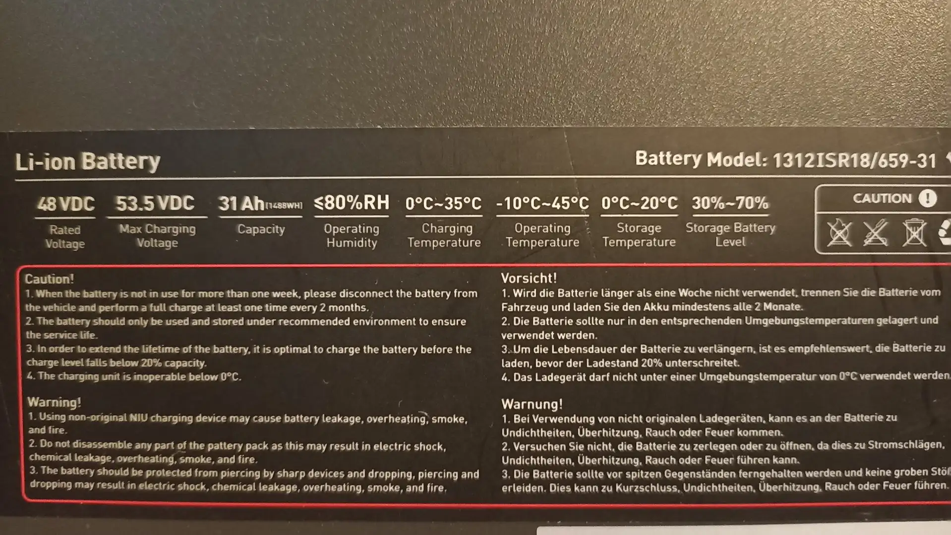 Niu MQi GT 70 Noir - 2