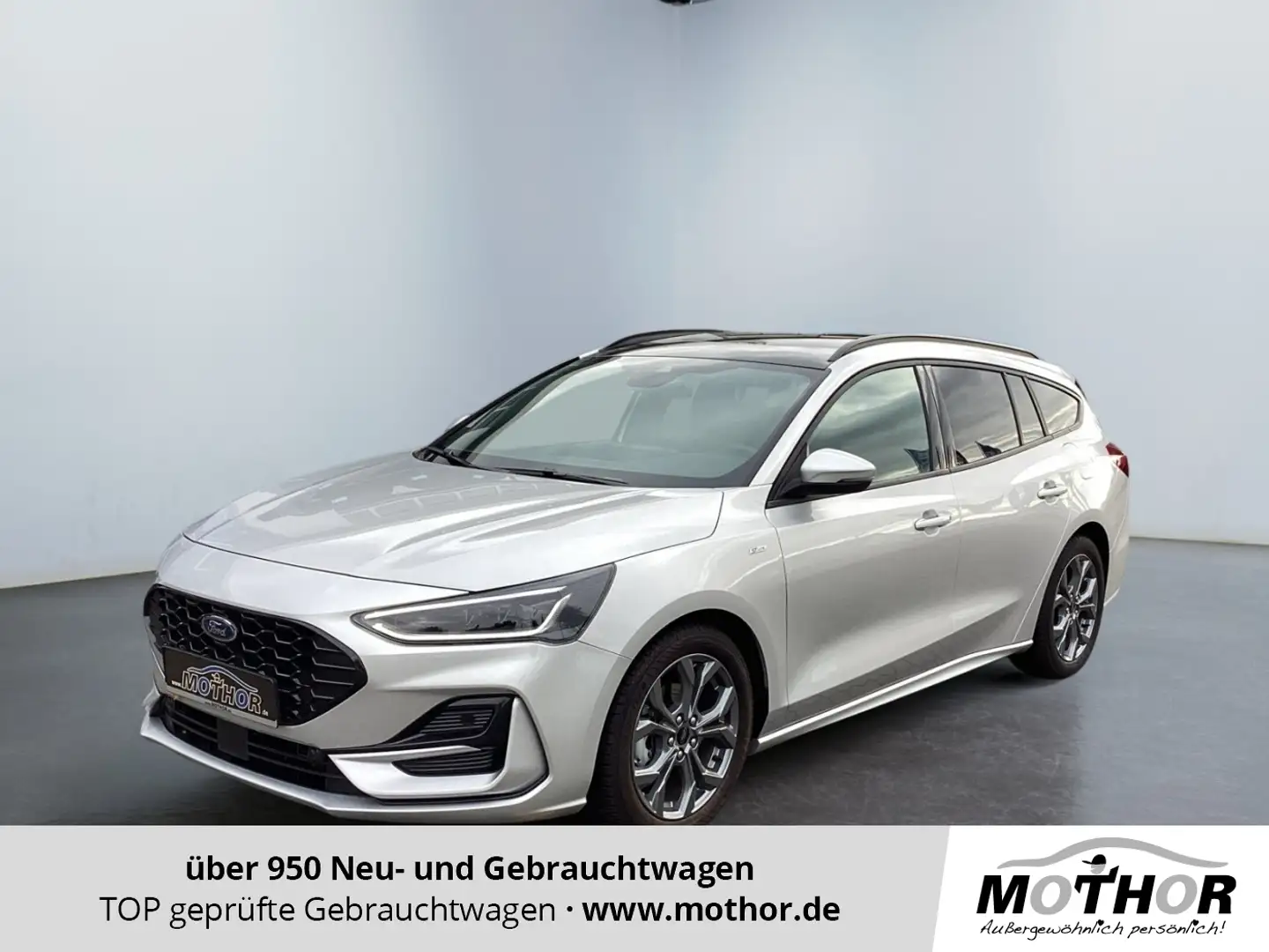 Ford Focus Turnier ST-Line 1.0 EcoBoost TEMP SHZ LED Silber - 1