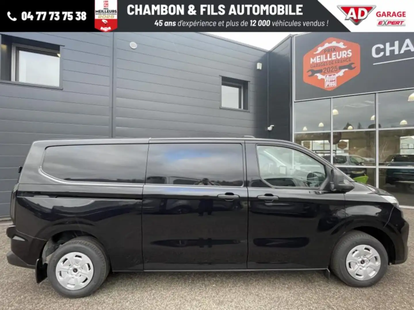 Ford FOURGON 280 L2H1 2.0 ECOBLUE 136 CH BVA8 TREND pri Noir - 2