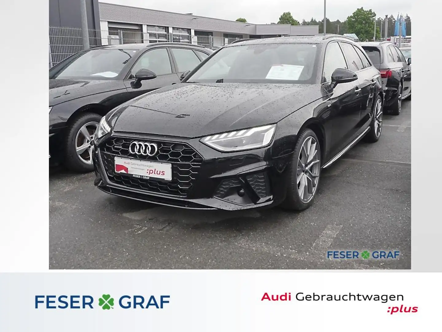 Audi A4 Avant 40 TFSI qu S Line Pano,R-Kamera,B&O,AHK Schwarz - 1