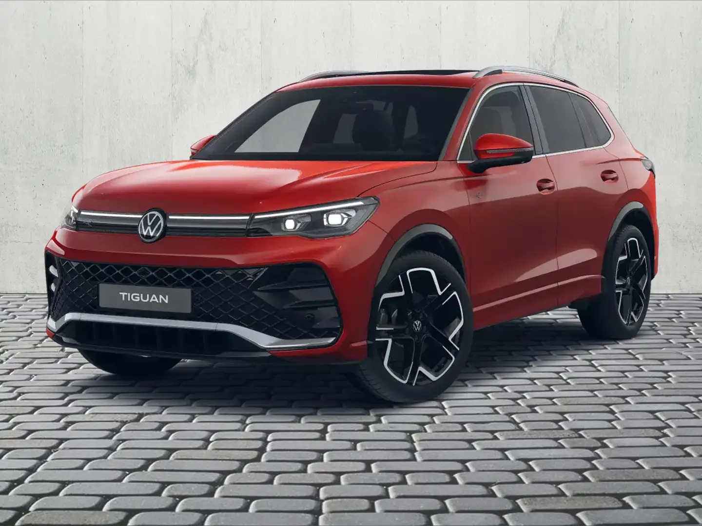 Volkswagen Tiguan 2.0 TDI 4M R-LINE *AHK*STDHZG*H&K* Rot - 2