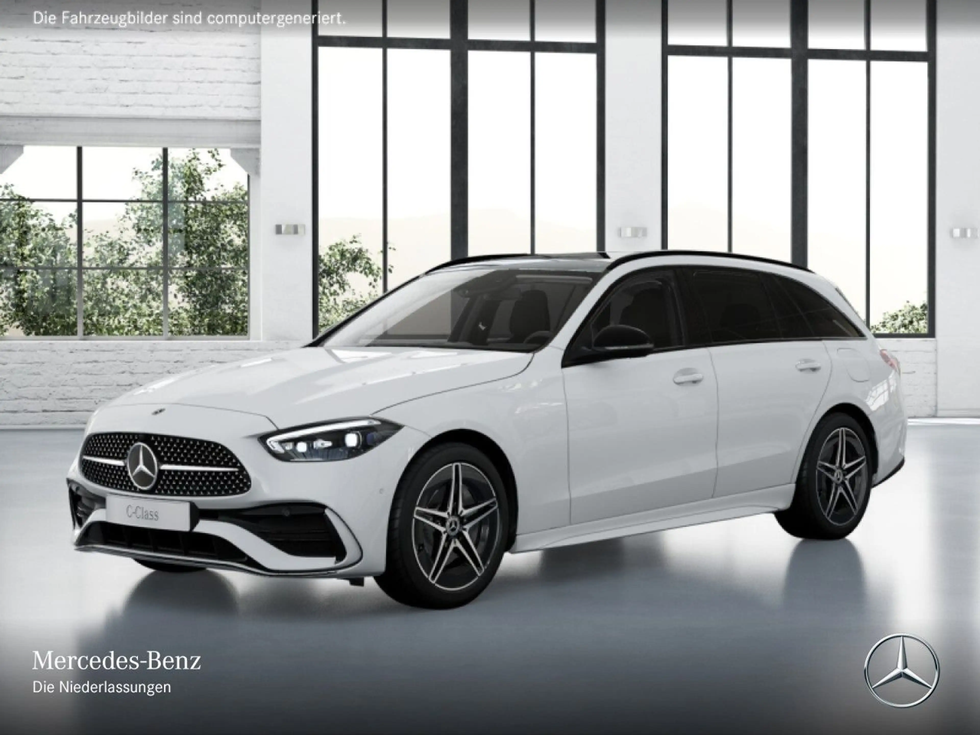 Mercedes-Benz C 300 e T AMG+NIGHT+PANO+AHK+KAMERA+KEYLESS+9G — photo 14