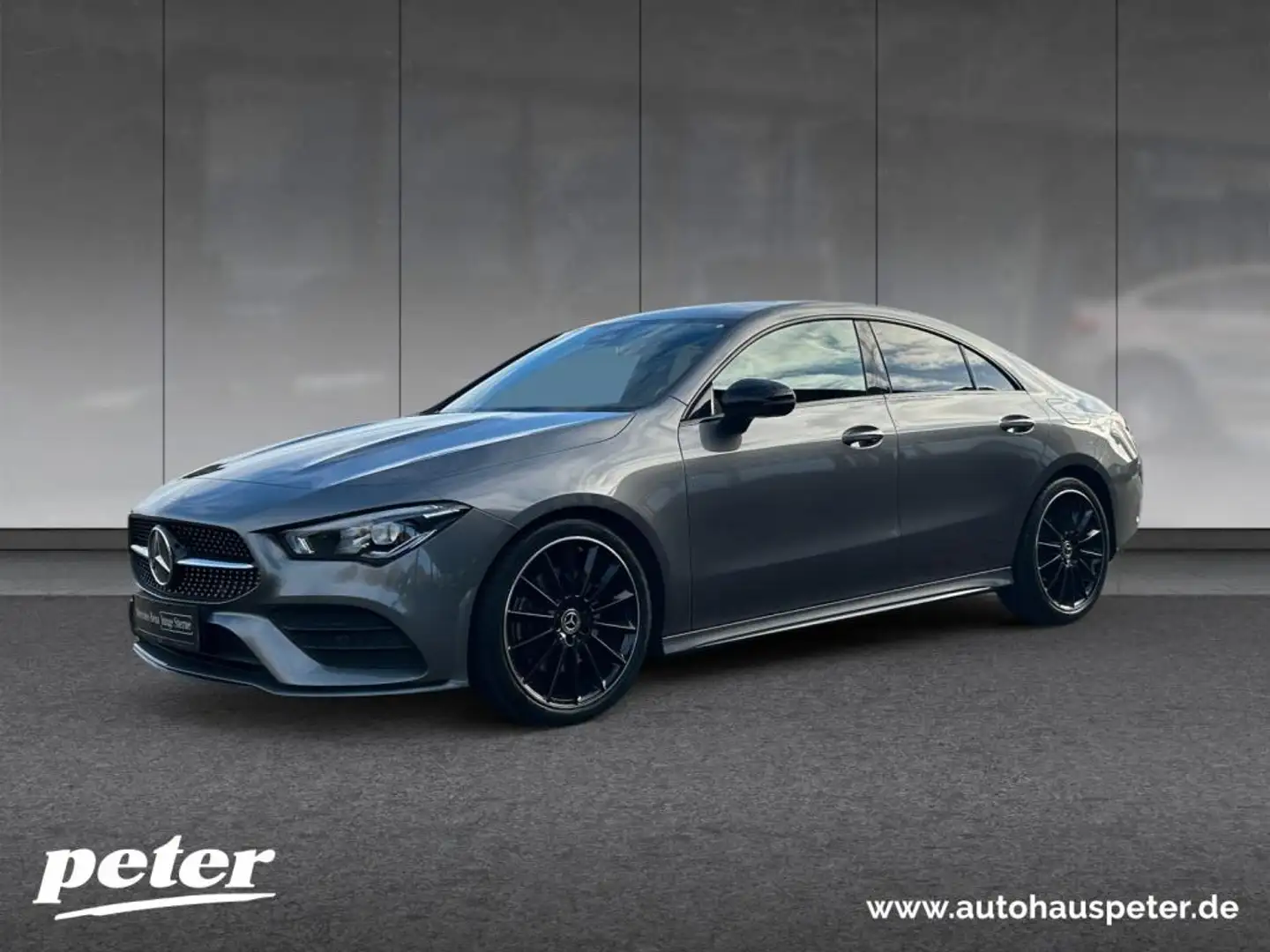 Mercedes-Benz CLA 220 d Coupé AMG/Night/19"/LED/Distronic/ Grijs - 1