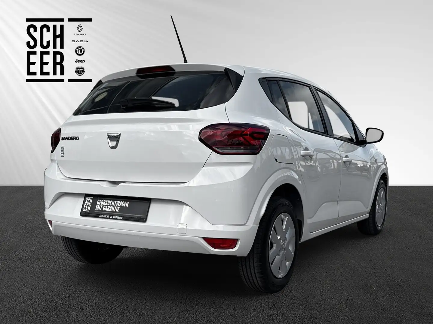 Dacia Sandero Comfort SCe 65PS Weiß - 2