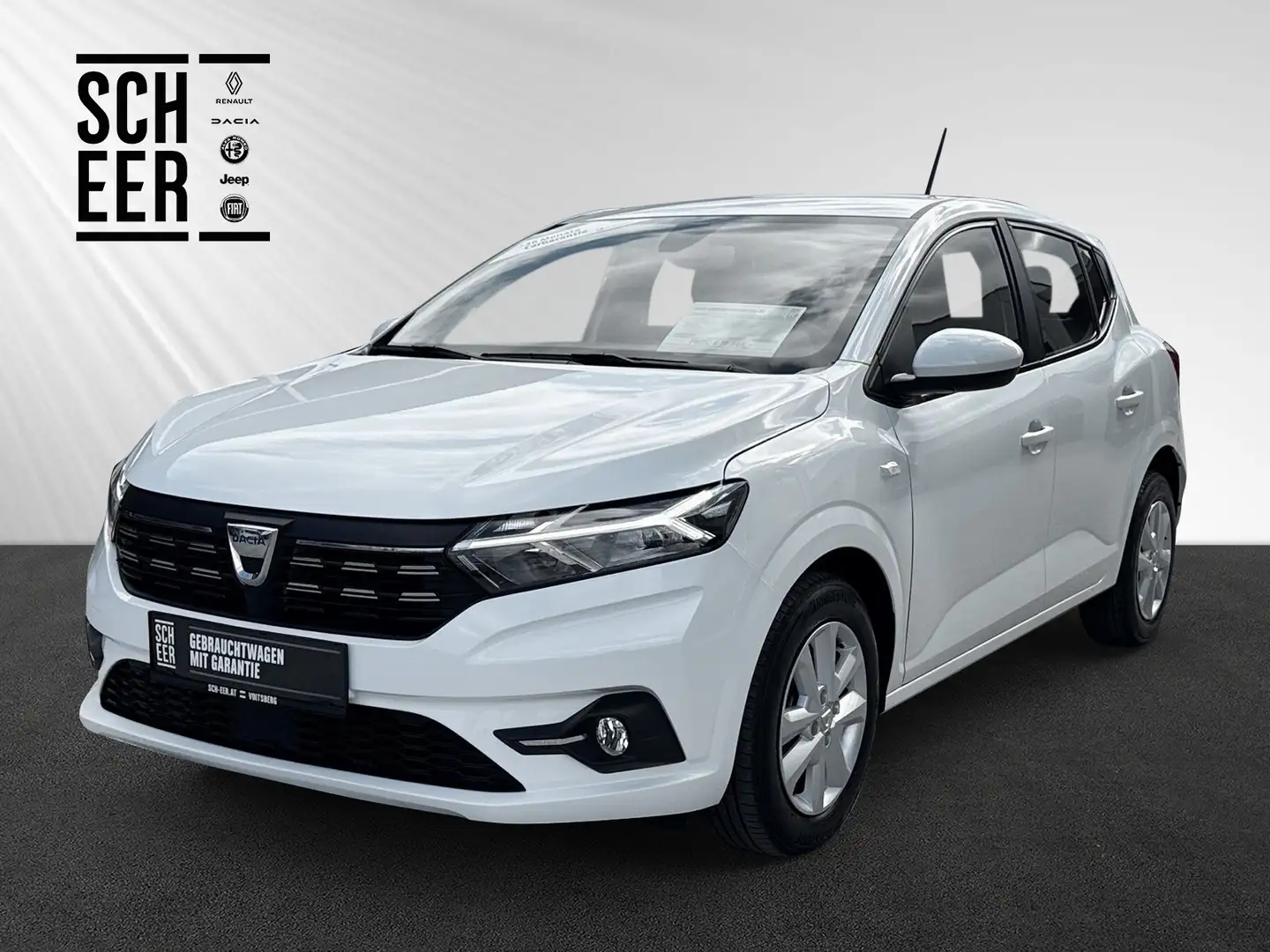 Dacia Sandero Comfort SCe 65PS Weiß - 1
