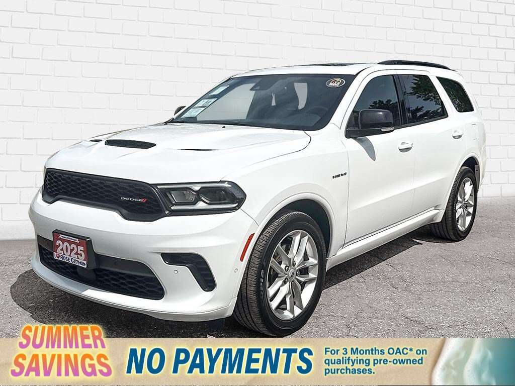 2025 Dodge Durango R/T 5.7L V8 HEMI | One Owner | Sunroof | Remote St