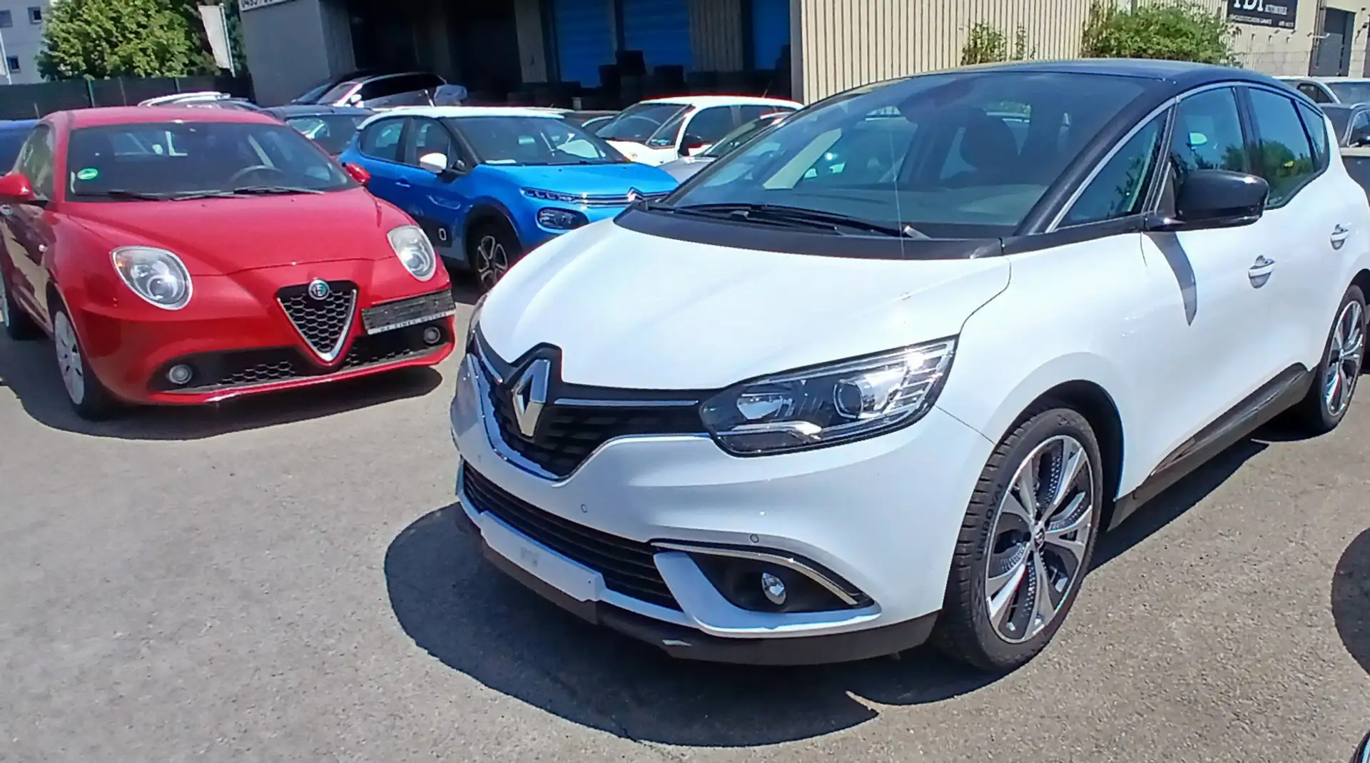 Renault Scenic 1.33 TCe cuir airco gps j alu capteurs att rem Wit - 2