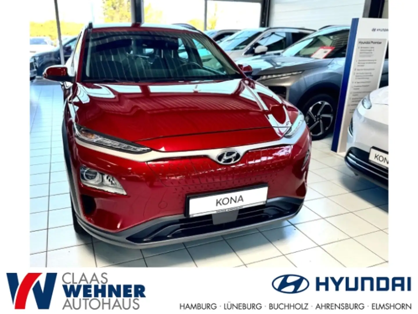 Hyundai KONA HYUNDAI Electro MJ20 100kW ADVANTAGE-Paket Rot - 1