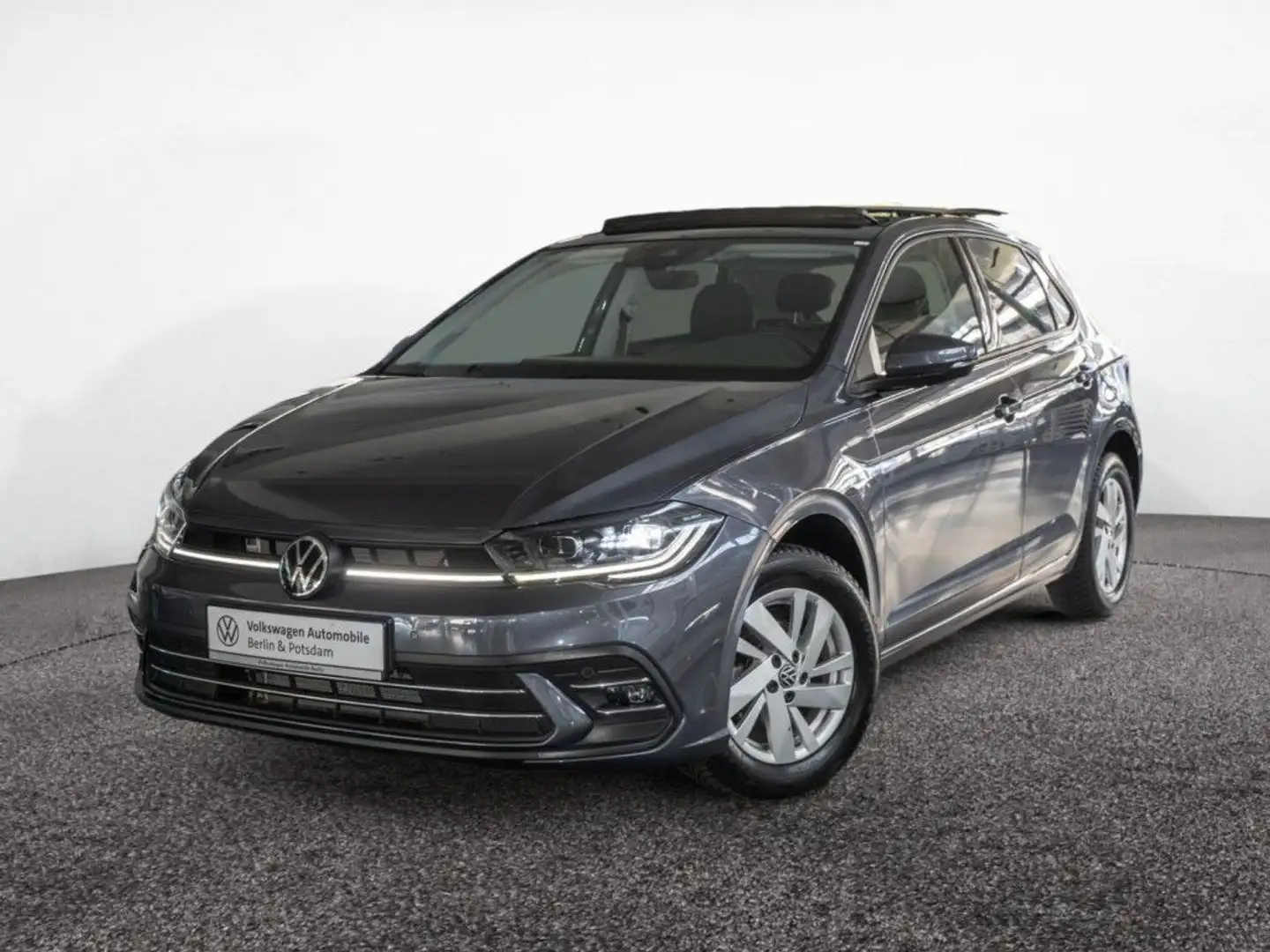 Volkswagen Polo 1.0 TSI DSG Style LED Pano Navi APP Sitzhzg Gris - 2