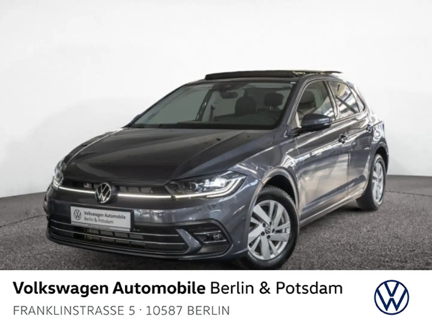 Volkswagen Polo 1.0 TSI DSG Style LED Pano Navi APP Sitzhzg Gris - 1