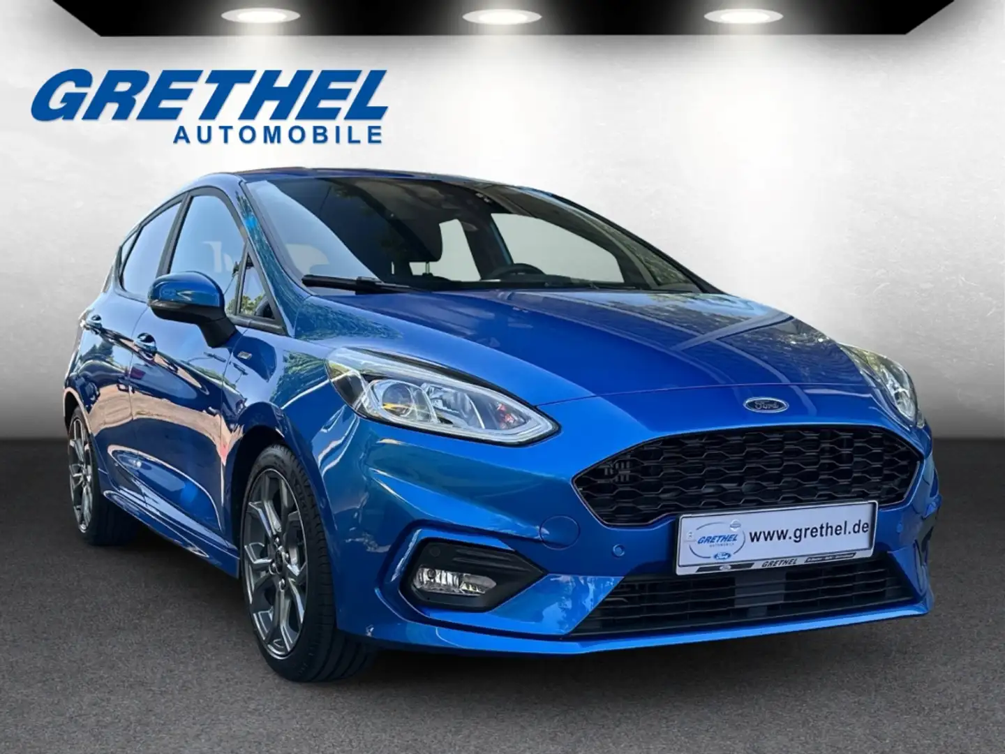 Ford Fiesta ST-Line X 1.0 EcoBoost M-Hybrid EU6d-T Blau - 1