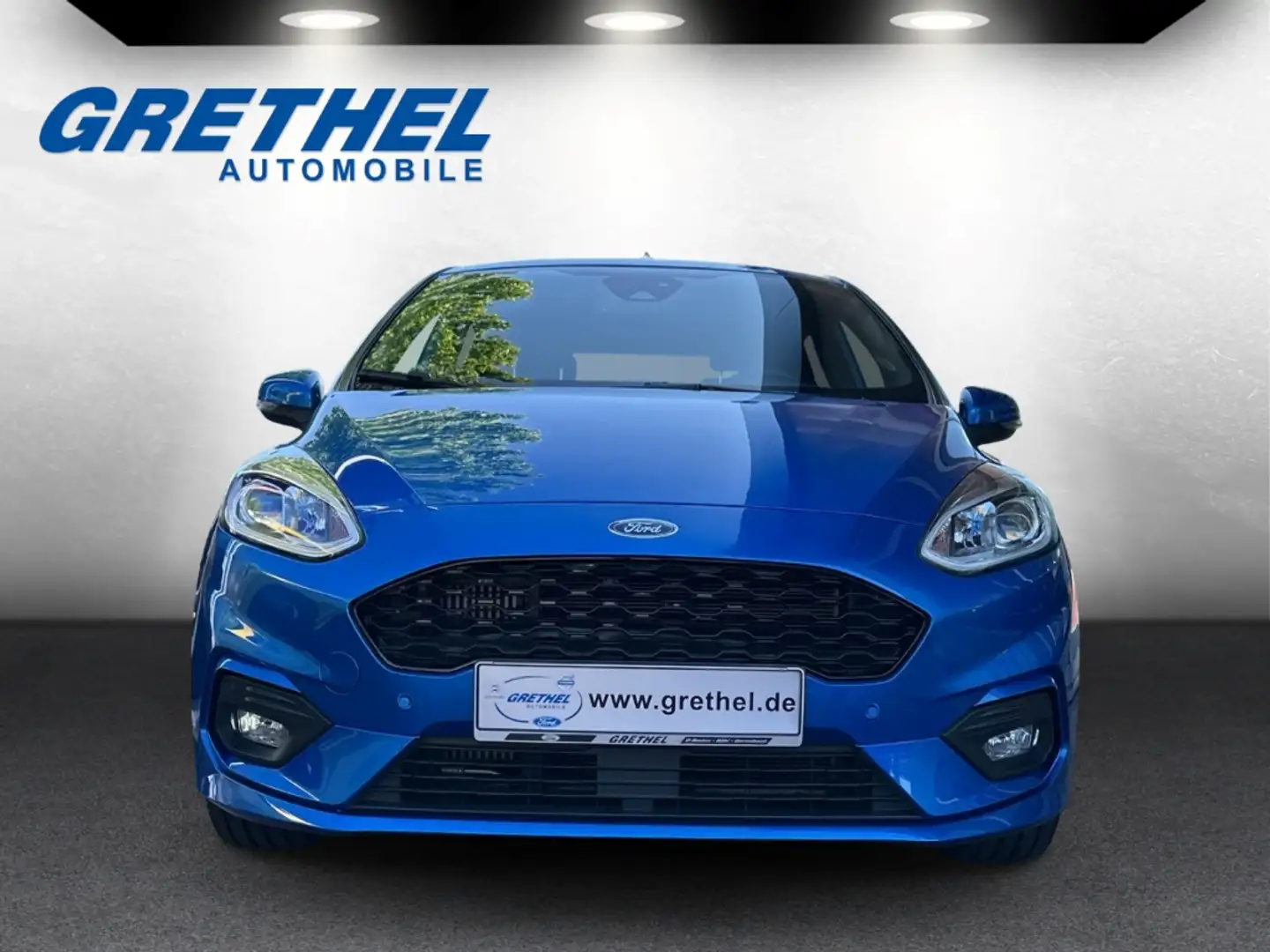 Ford Fiesta ST-Line X 1.0 EcoBoost M-Hybrid EU6d-T Blau - 2