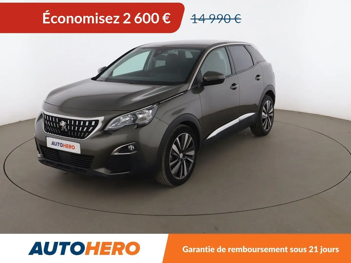Peugeot 3008 1.2 PureTech Active Business EAT8 Gris - 1
