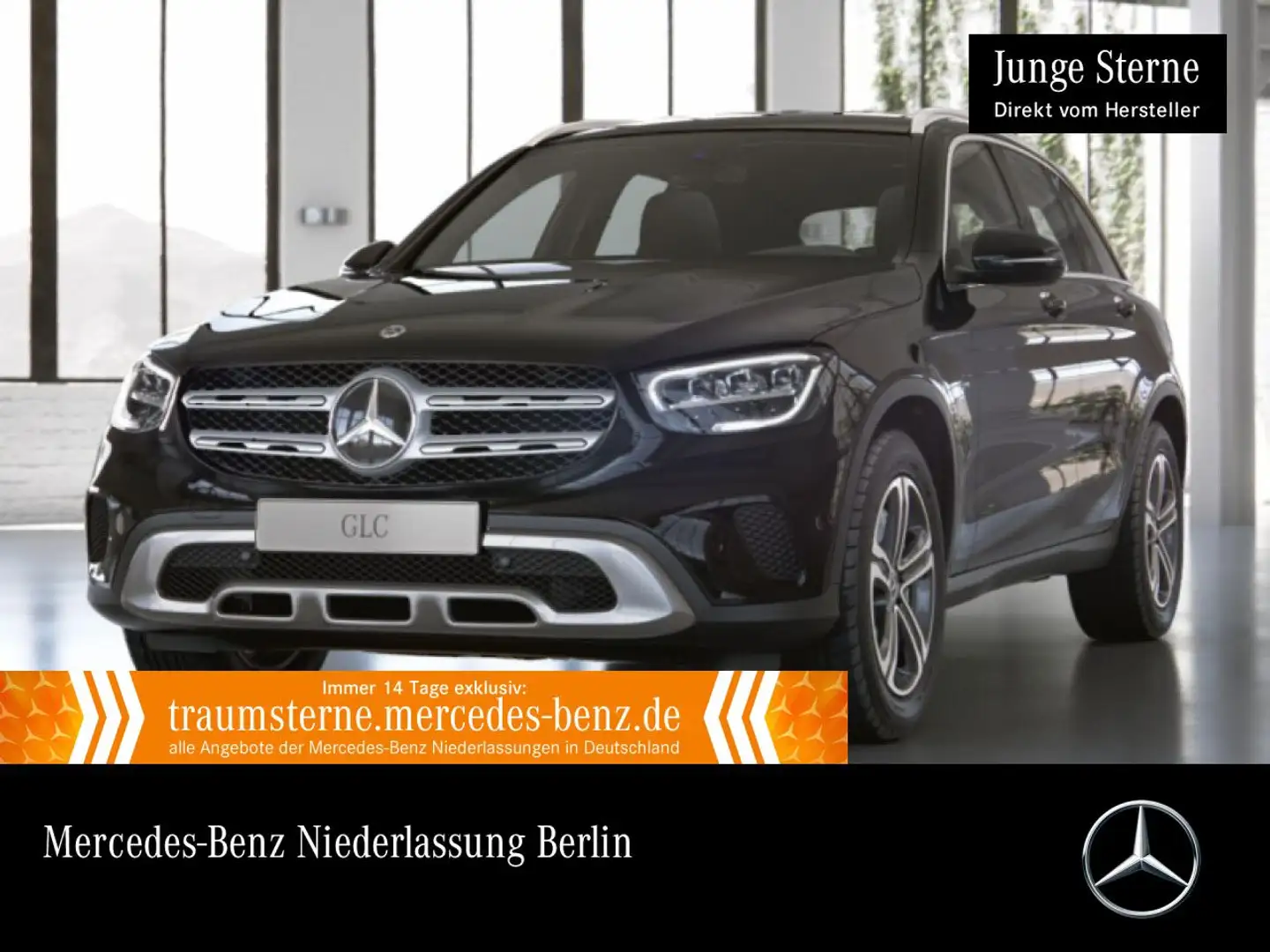 Mercedes-Benz GLC 300 e 4M LED+KAMERA+SPUR+TOTW+KEYLESS+9G Negro - 1