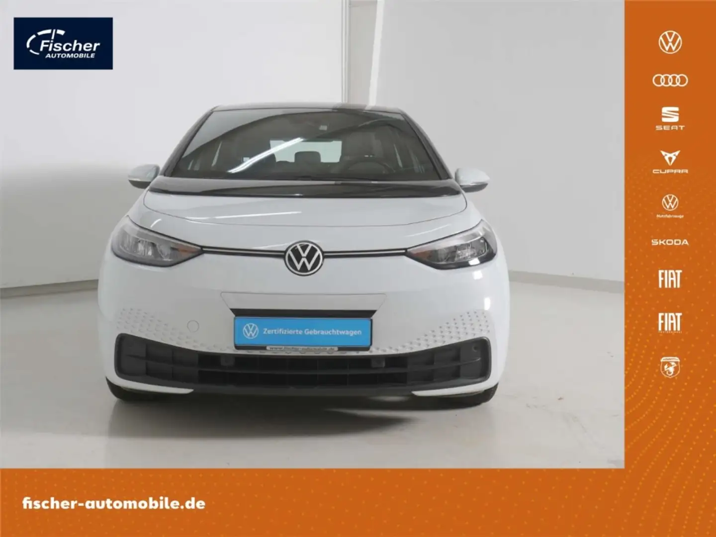 Volkswagen ID.3 Elektro Pure Perf. City 45 kWh Wärmep./NAV Weiß - 1