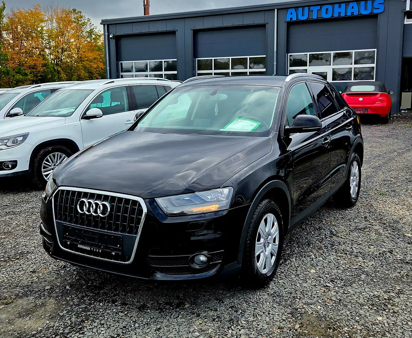 Audi Q3 2.0 TDI, Leder, Sportsitze, Sitzheizung, Klima Zwart - 1