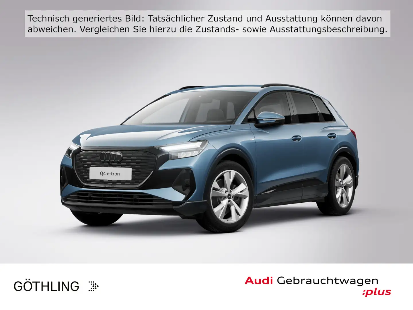 Audi Q4 e-tron 45 e-tron qu S line*LED*Virtual*Navi* Assiste Blau - 1