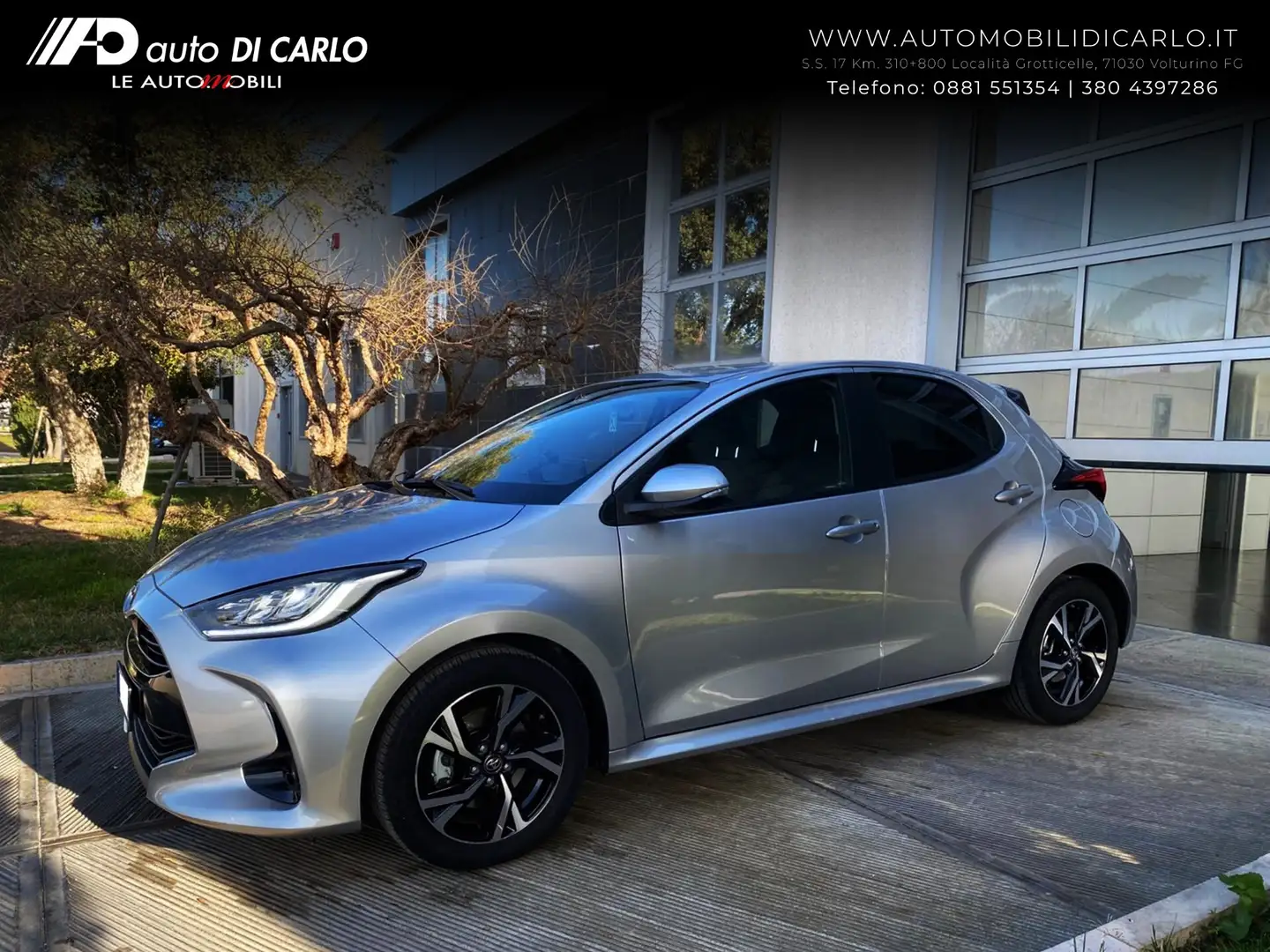 Toyota Yaris Yaris 1.5 Hybrid Trend HEV 5 p. Silber - 1