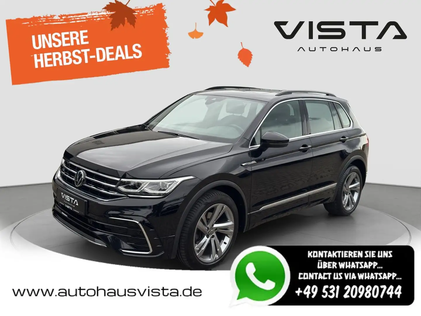 Volkswagen Tiguan R-Line 2.0 TDI*PANO*IQ*KAMERA*BUSINESS* Schwarz - 1