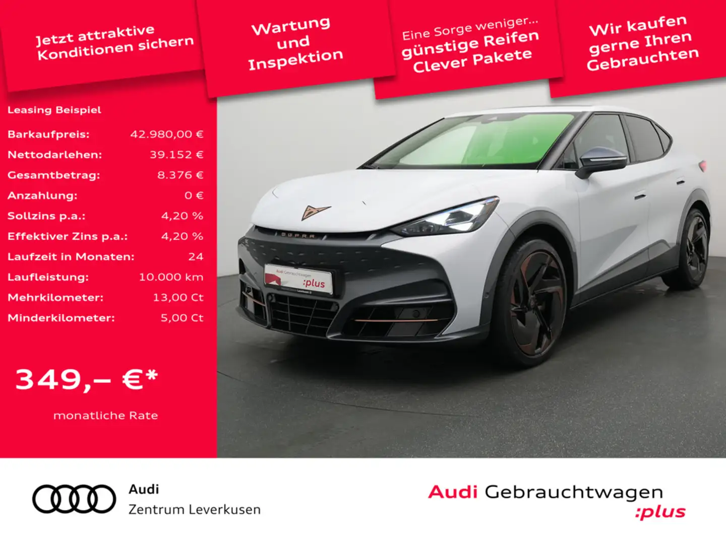 CUPRA Tavascan Endurance NAVI VIRT KAM 360° MEMORY SHZ Schwarz - 1