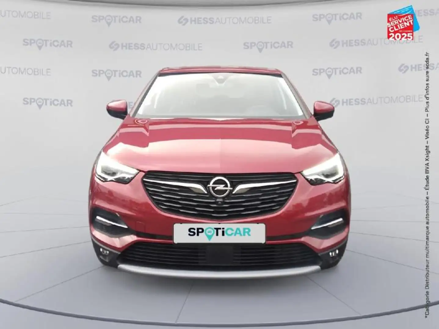 Opel Grandland X 1.2 Turbo 130ch Elegance Business BVA8 Rouge - 2