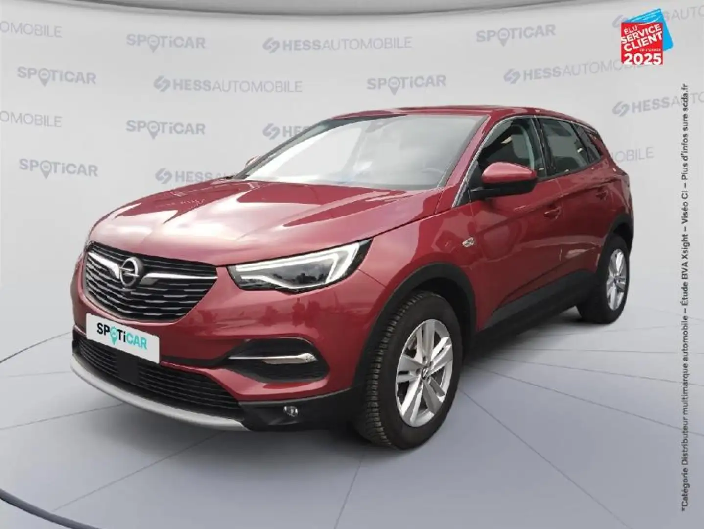 Opel Grandland X 1.2 Turbo 130ch Elegance Business BVA8 Rouge - 1
