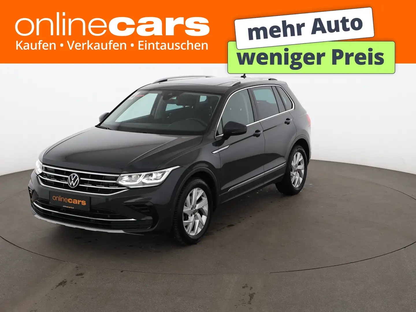 Volkswagen Tiguan 2.0 TDI Elegance Aut MATRIX SKY RADAR NAVI Grau - 1
