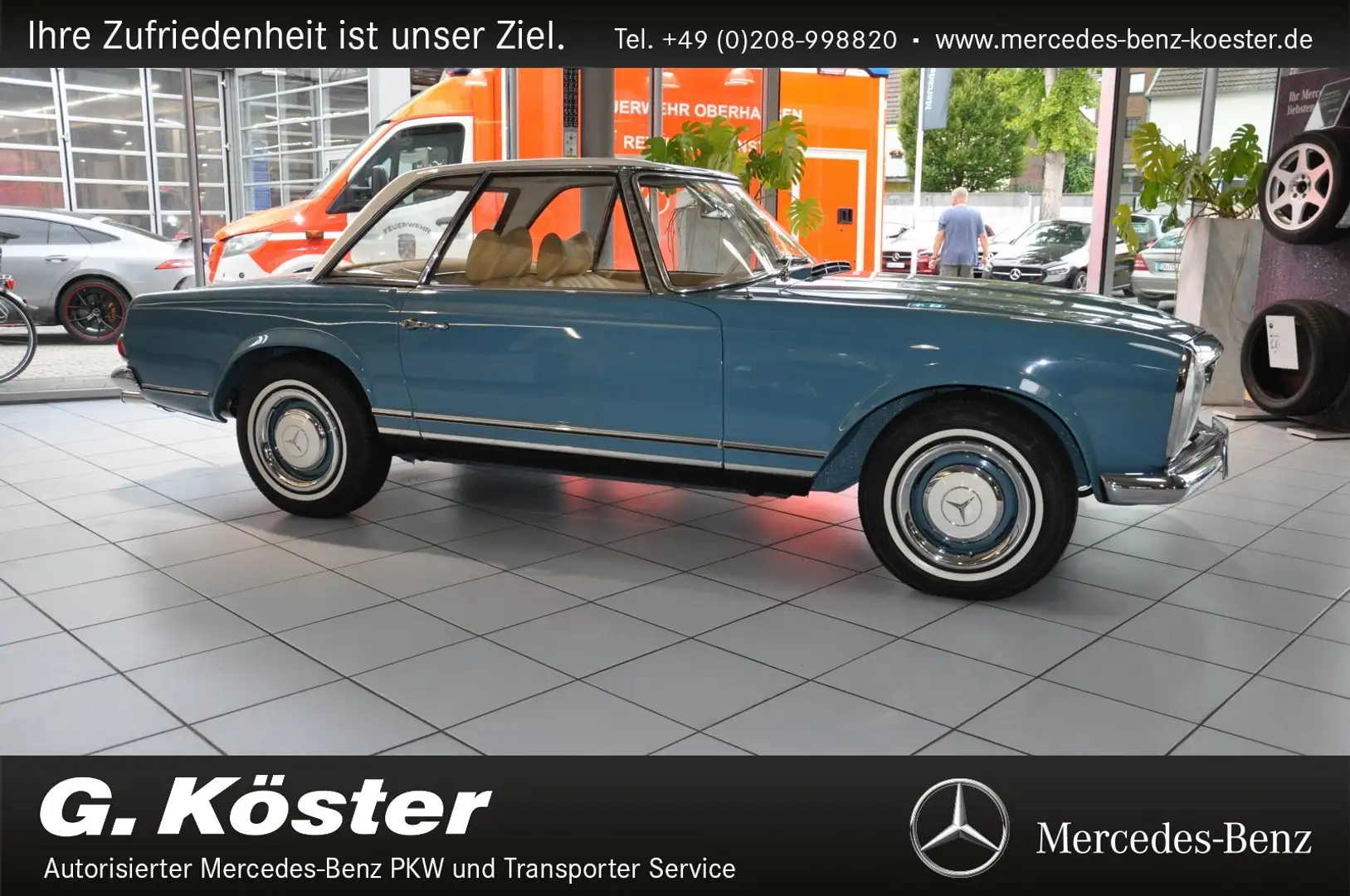 Mercedes-Benz 230 230 SL Neuwertiger Auslieferungszustand Blau - 2