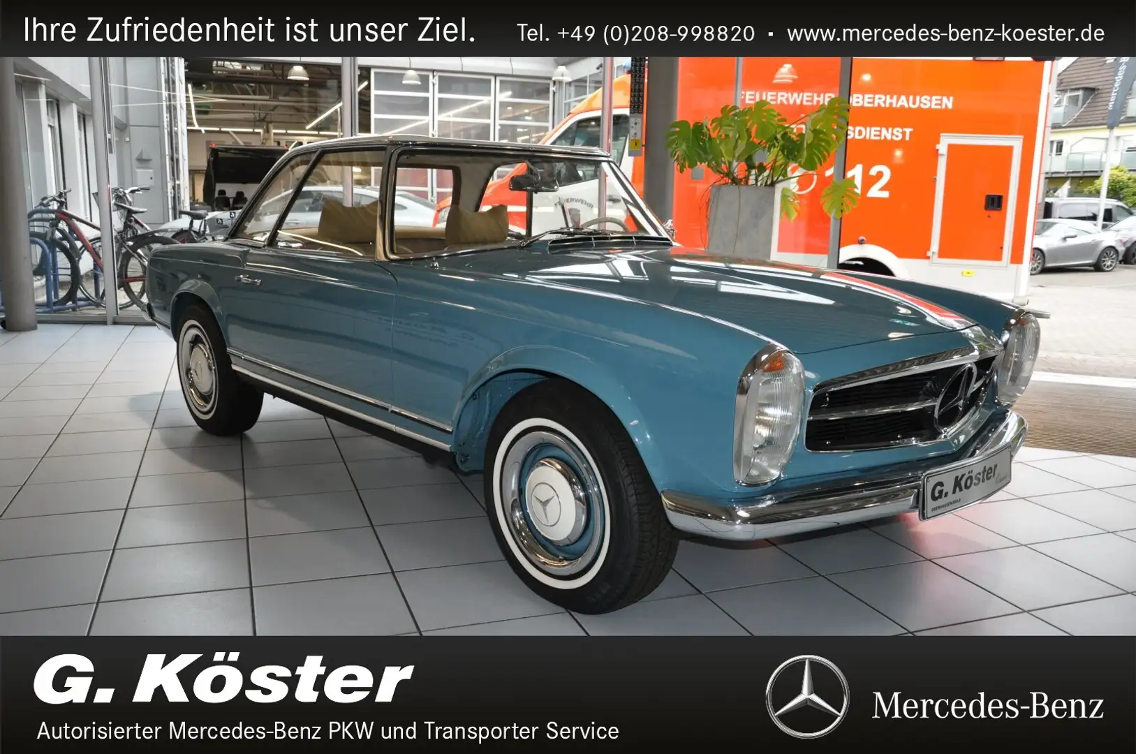 Mercedes-Benz 230 230 SL Neuwertiger Auslieferungszustand Blau - 1