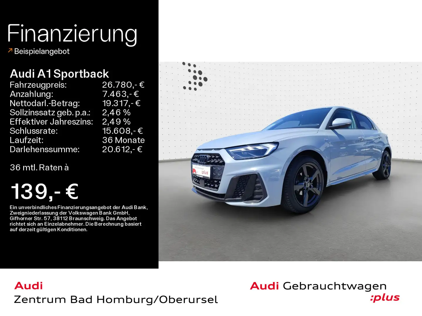 Audi A1 S line 25 TFSI*Audi conncet*LED*Sit Grau - 1