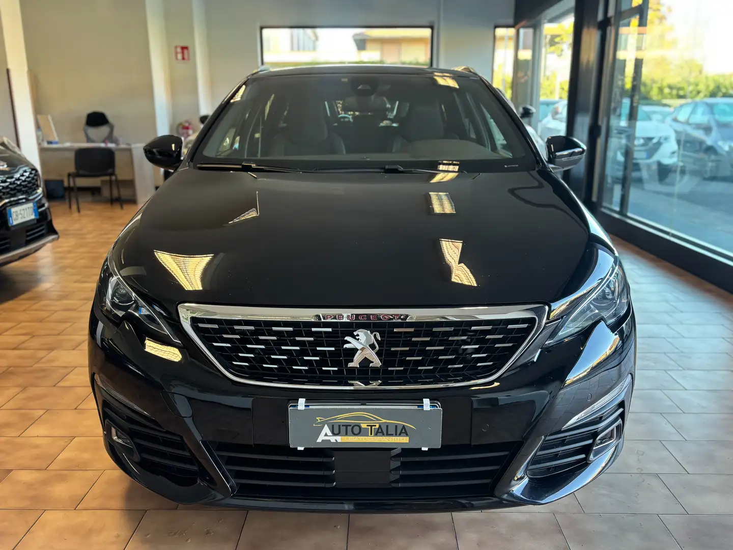 Peugeot 308 SW 2.0 bluehdi Gt Line s*CINGHIA FATTA 147000KM* Zwart - 2