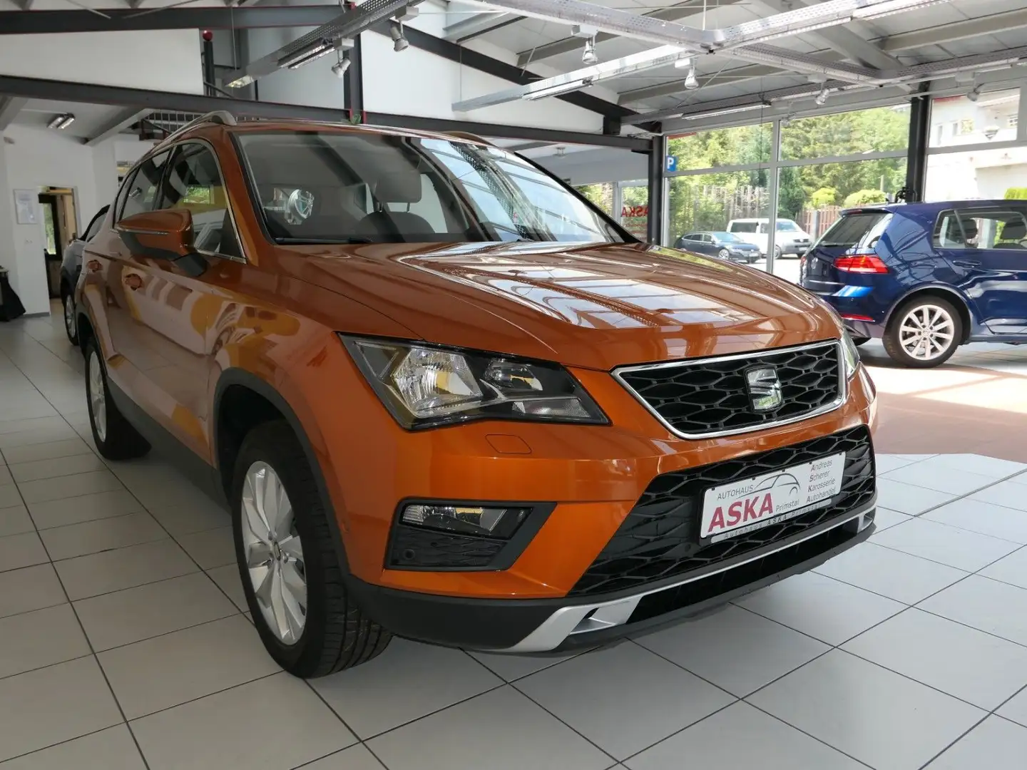 SEAT Ateca Style *NAVI*LM*Parkassist*Rückfahrkam. Orange - 2